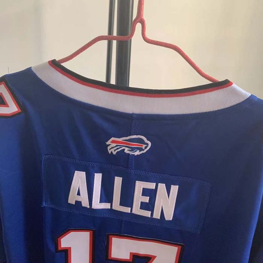 Nike Mens Buffalo Bills Josh Allen #17 Royal Blue Jersey - Picture 11 of 11